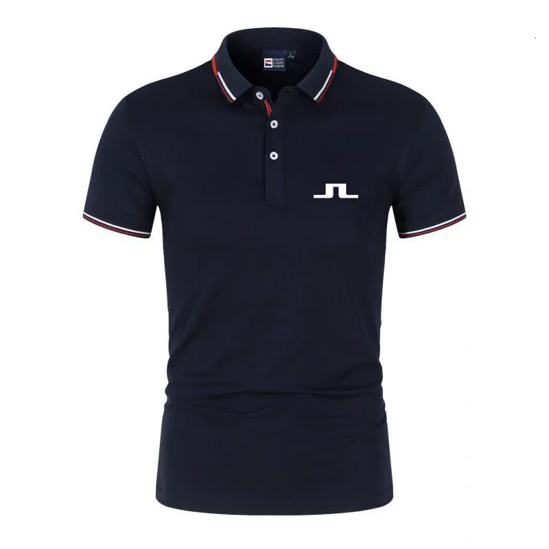 Men's Polos Golf Shirt for Men's Summer Quick Dry Breathable Polo Shirt Fashion Short Sleeve Tops J Lindeberg Golf Shirt Men's T-Shirt 230714