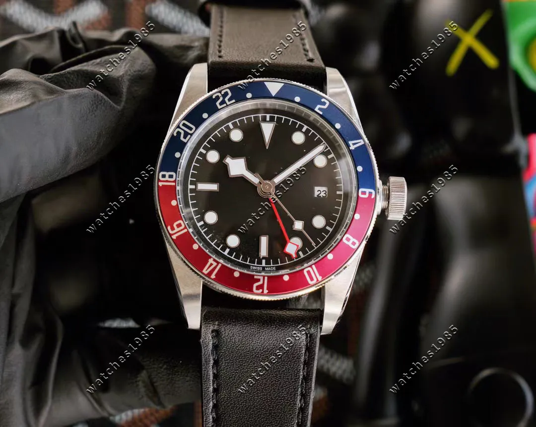 U1 AAA 3A 품질 상단 시계 GMT 41mm 세라믹 베젤 브론즈 시리즈 자동 기계식 사파이어 발광 Geneve Wristwatches DT