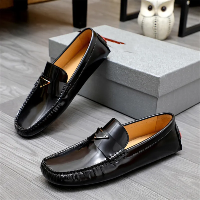 white christmas dresses Luxury Italian Style Men Thick Bottom Dress Shoes Silver / 9.5 main image 1