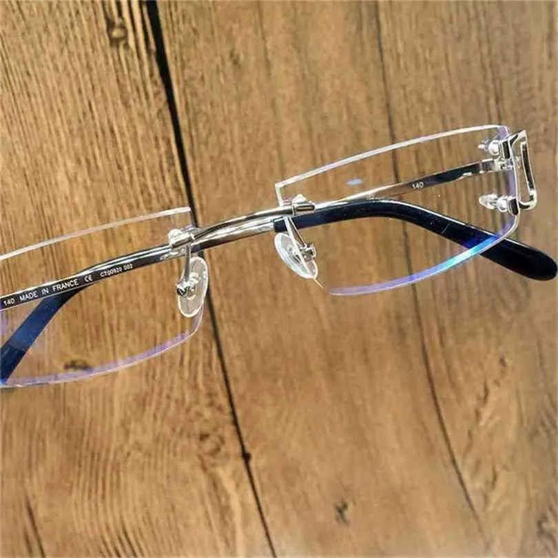 نظارة شمسية 2023 نظارات معدنية بصرية إطار الفخمة كارتر الرجال النظارات