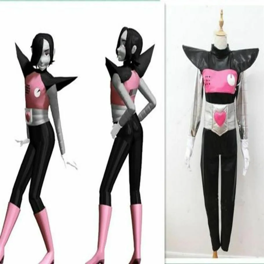 Costume cosplay Undertale Mettaton EX nero con guanti290g