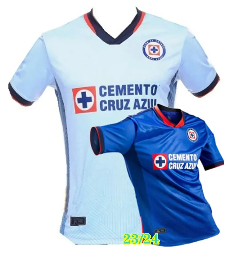 2023 2024 Cruz Azul Away & Home Soccer Jerseys Liga MX Mens Football