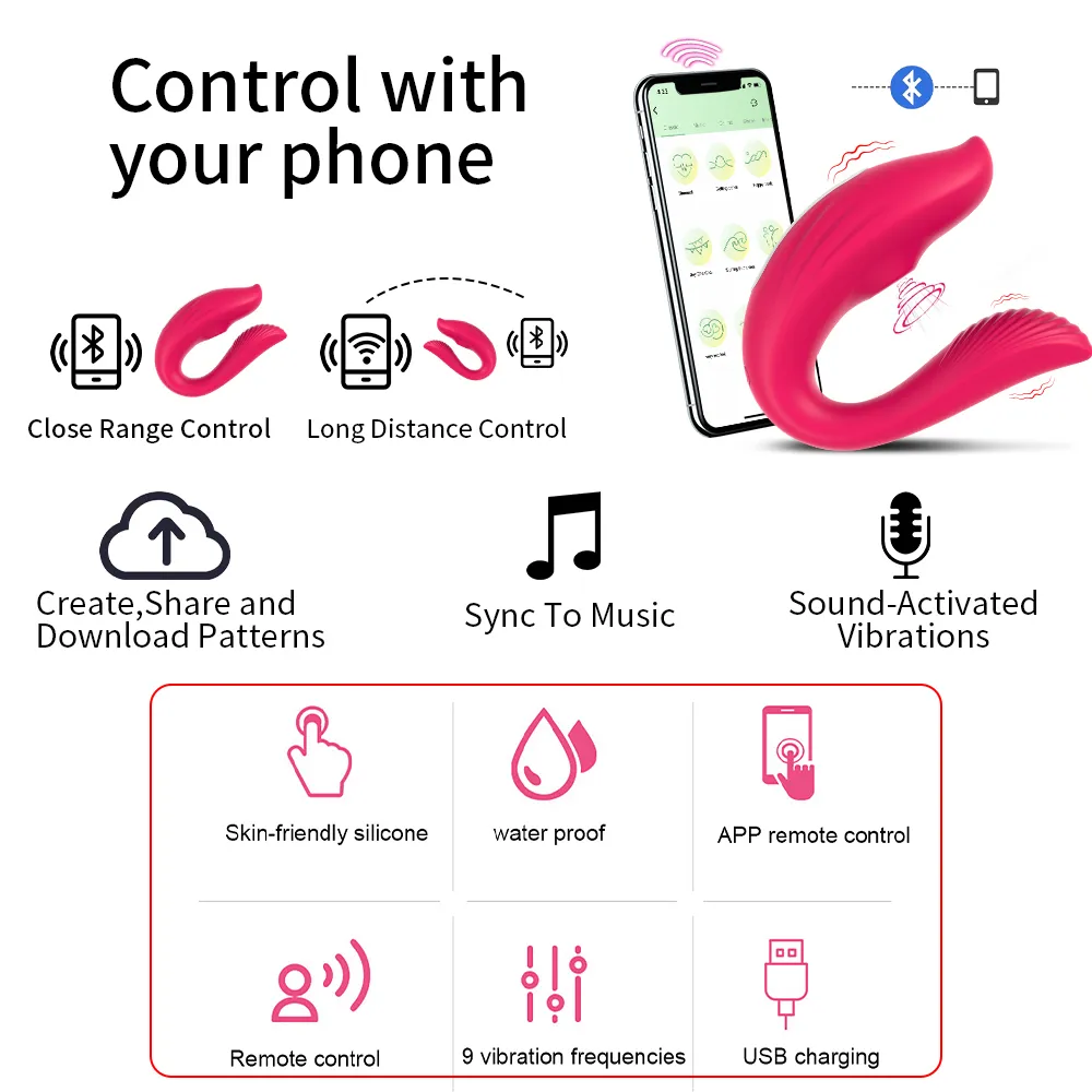 Vibrators Clit Sucking Vibrator Bluetooth Wearable Dildo Blowjob Clitoris Sucker Stimulator Female Masturbatio_voghion.com