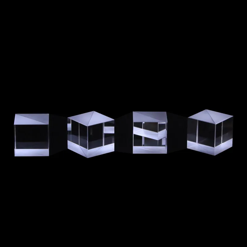 Wholesale Square Based Prism 15X15mm Optical Glass Splitter Cube With 50 Split Ratio And 50