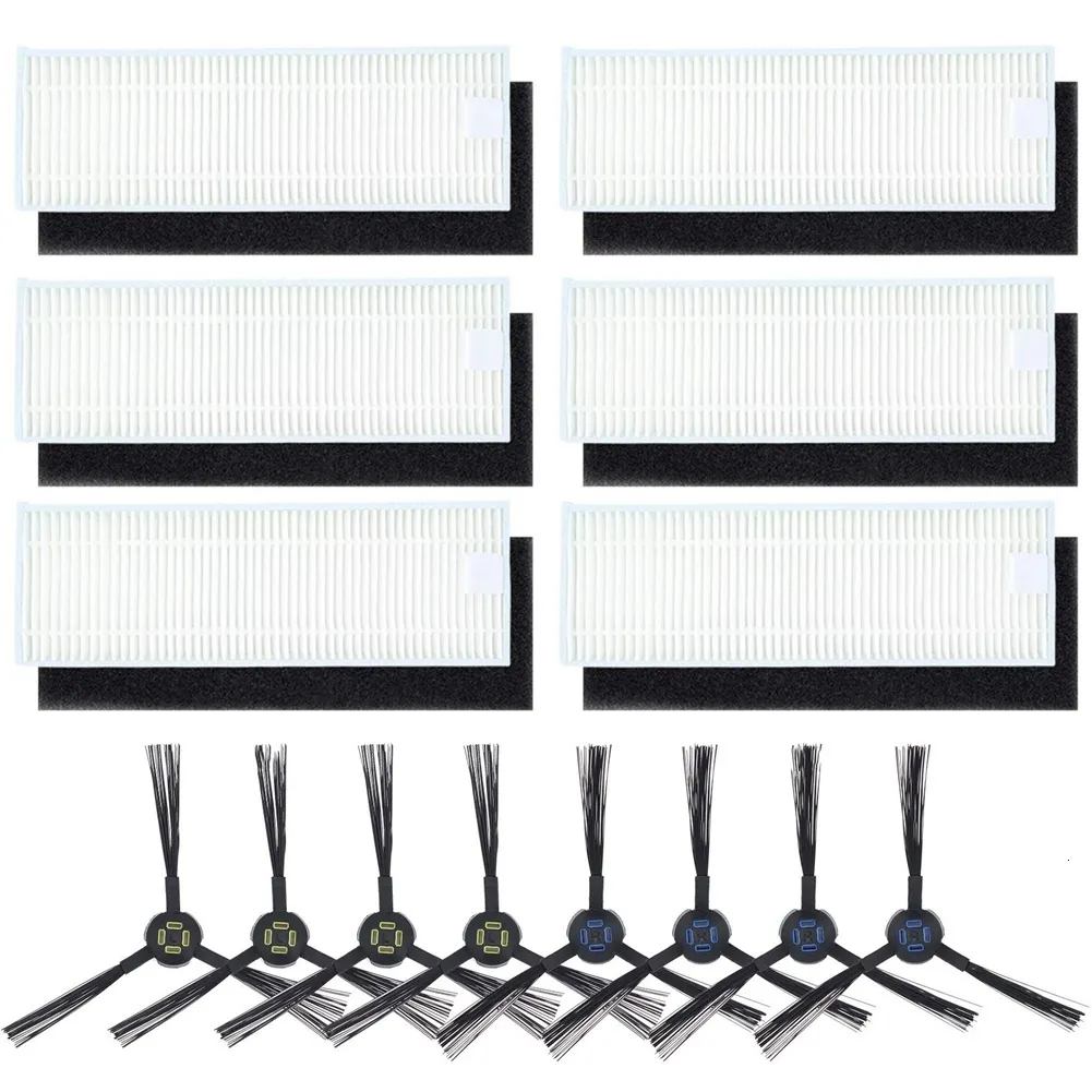 Cepillos Laterales Para Robot Aspirador Silvercrest, A9s, A7, A80 Plus - Pack De 4