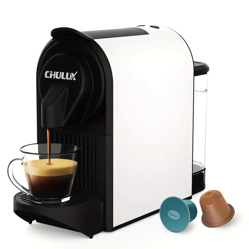 CHULUX 1pc 1400W Machine à expresso pour capsules Nespresso, tasses à expresso et Lungo, une tasse Premium italienne 20 Bar ODE Pompe Espresso Maker