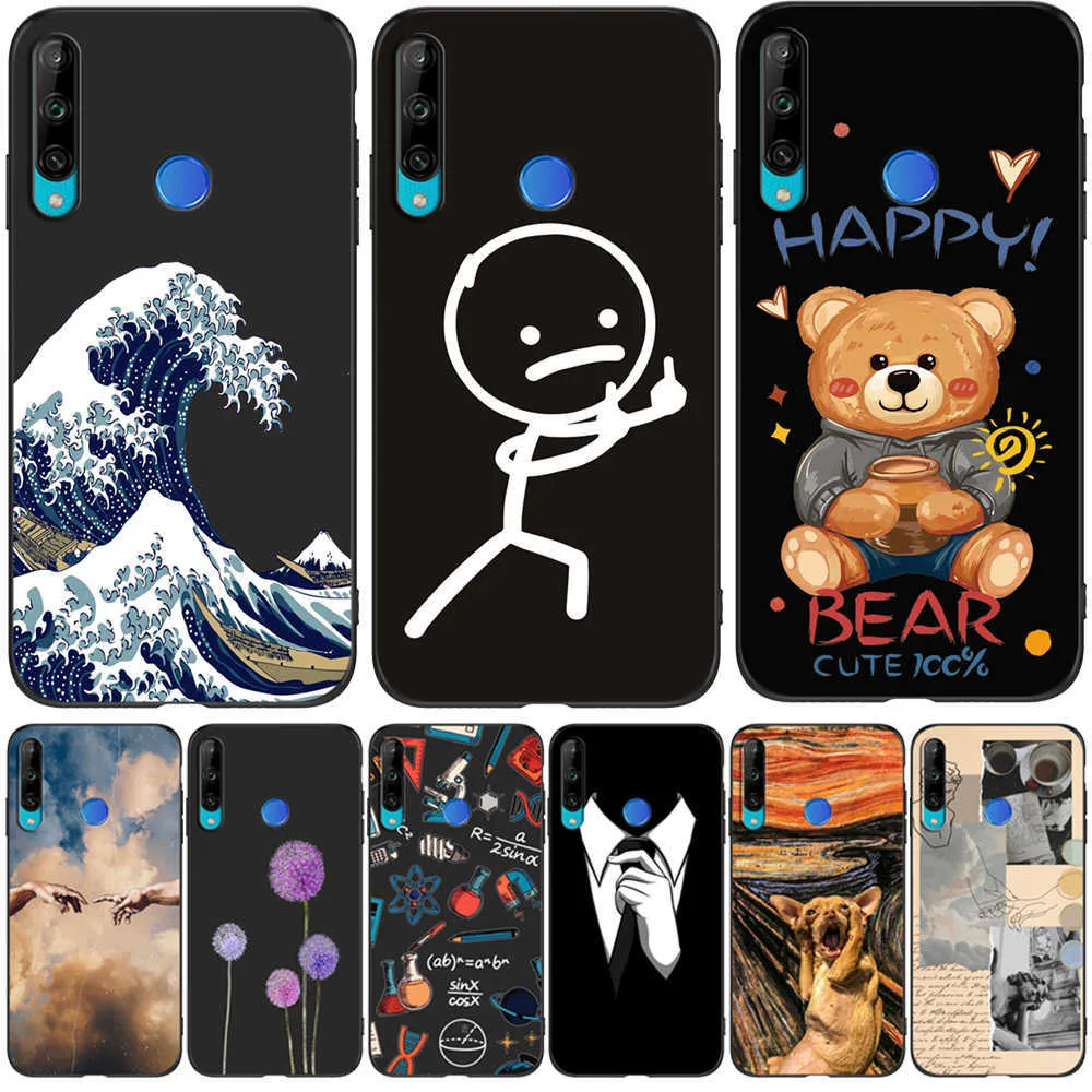 Для Чести 9C Case 6.39 Мягкая Кремниевая Телефонная Крышка Телефона На  Huawei Honor 9 C AKA L29 Bumper Black TPU Case Dog Cat Flower Pattern От  Test00a, 137 руб. | DHgate