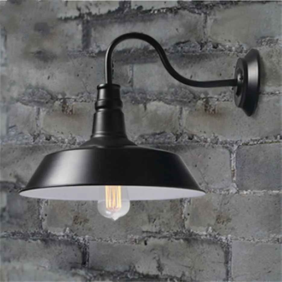 Vintage Idustrial Retro Age Simple Style Barn Wall Lamp Sconce Indoor Outdoors Light pulley B&B restaurant bar lighting corridor a292L