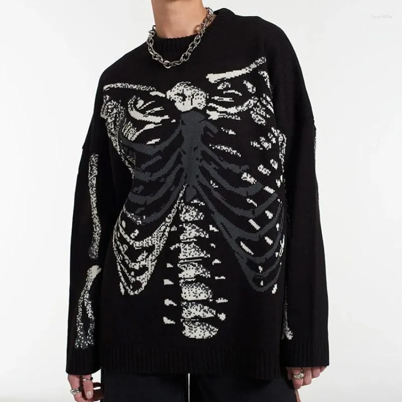 Men s Sweaters 2023 Korean Fashion Vintage Fairy Grunge Aesthetic Sweater Men Goth Punk Harajuku Tops Y2k Dark Alternative Women Pullover