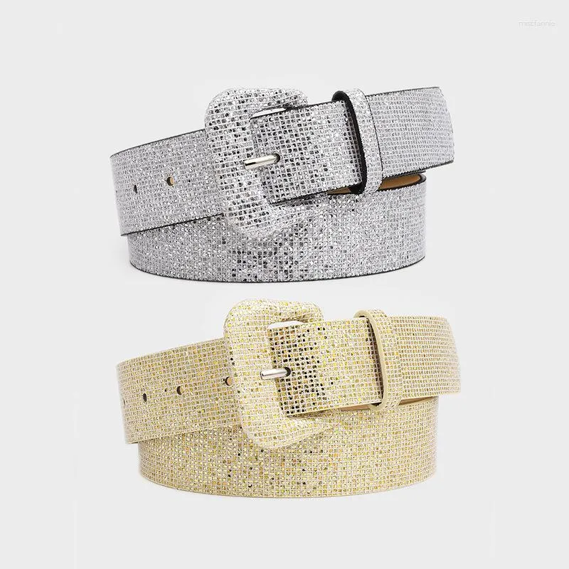 Ceintures Vintage Mode Ceinture Pour Femmes Jeans Pantalon Femmes Robe Accessoires En Cuir Casual Brillant Ceinture Largeur 3.7 m