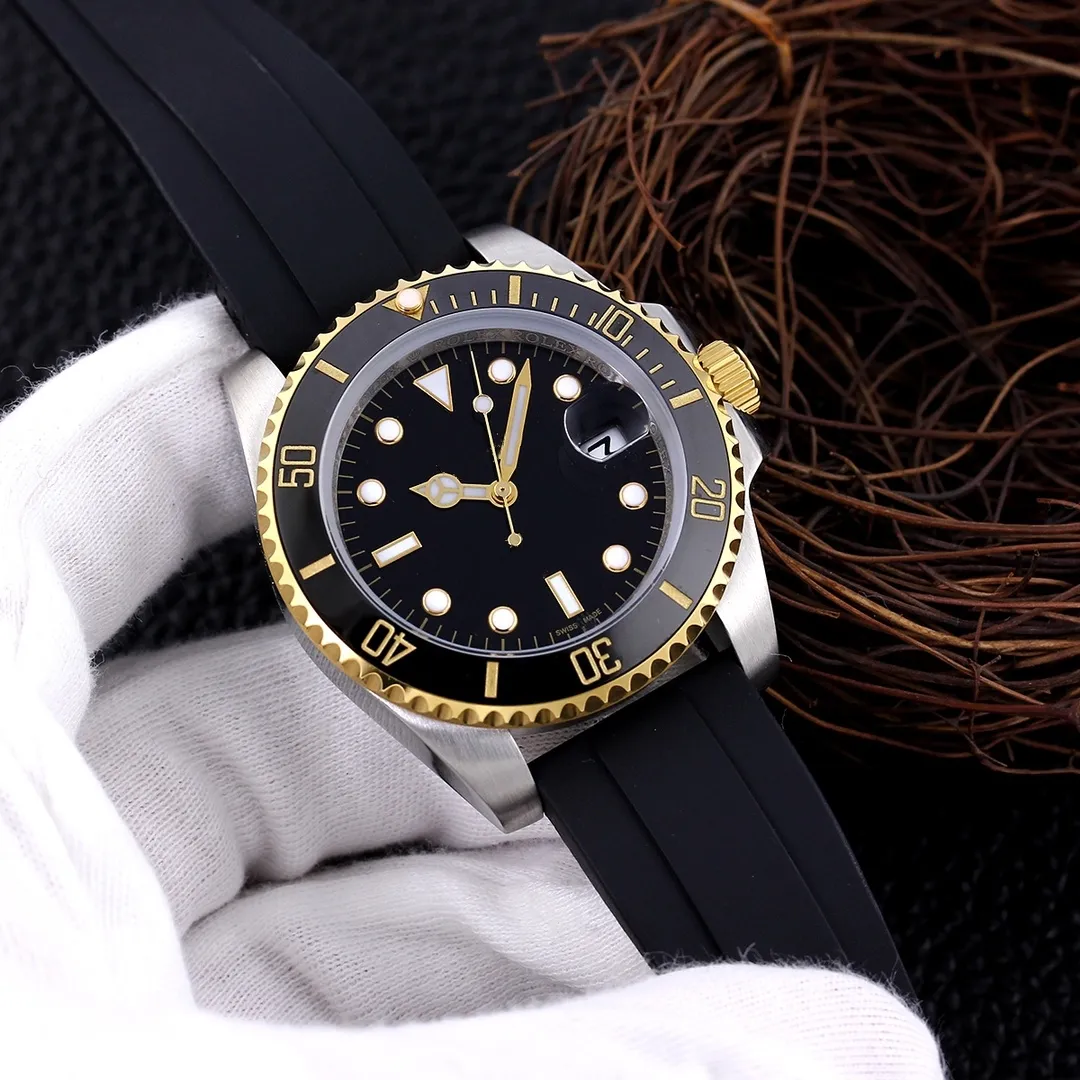 Luksusowy projektant Mens GMT Watch Automatyczna mechaniczna ceramiczna tarcza 41 mm 904L stal nierdzewna moda klasyczny styl Luminous Sapphire zegarek Montre de Luxe #243