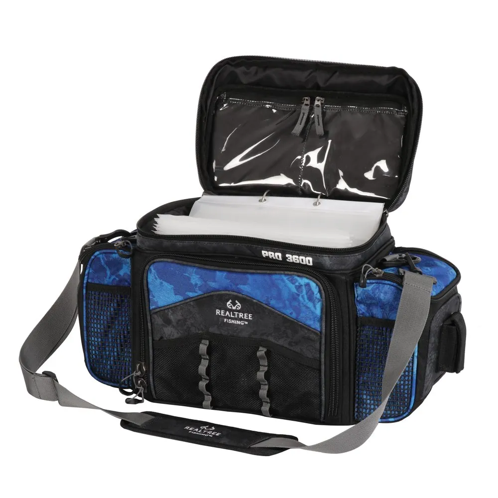 Blue Pro 3600 Fishing Tackle Vault X Premium Binder Top Bag Unisex