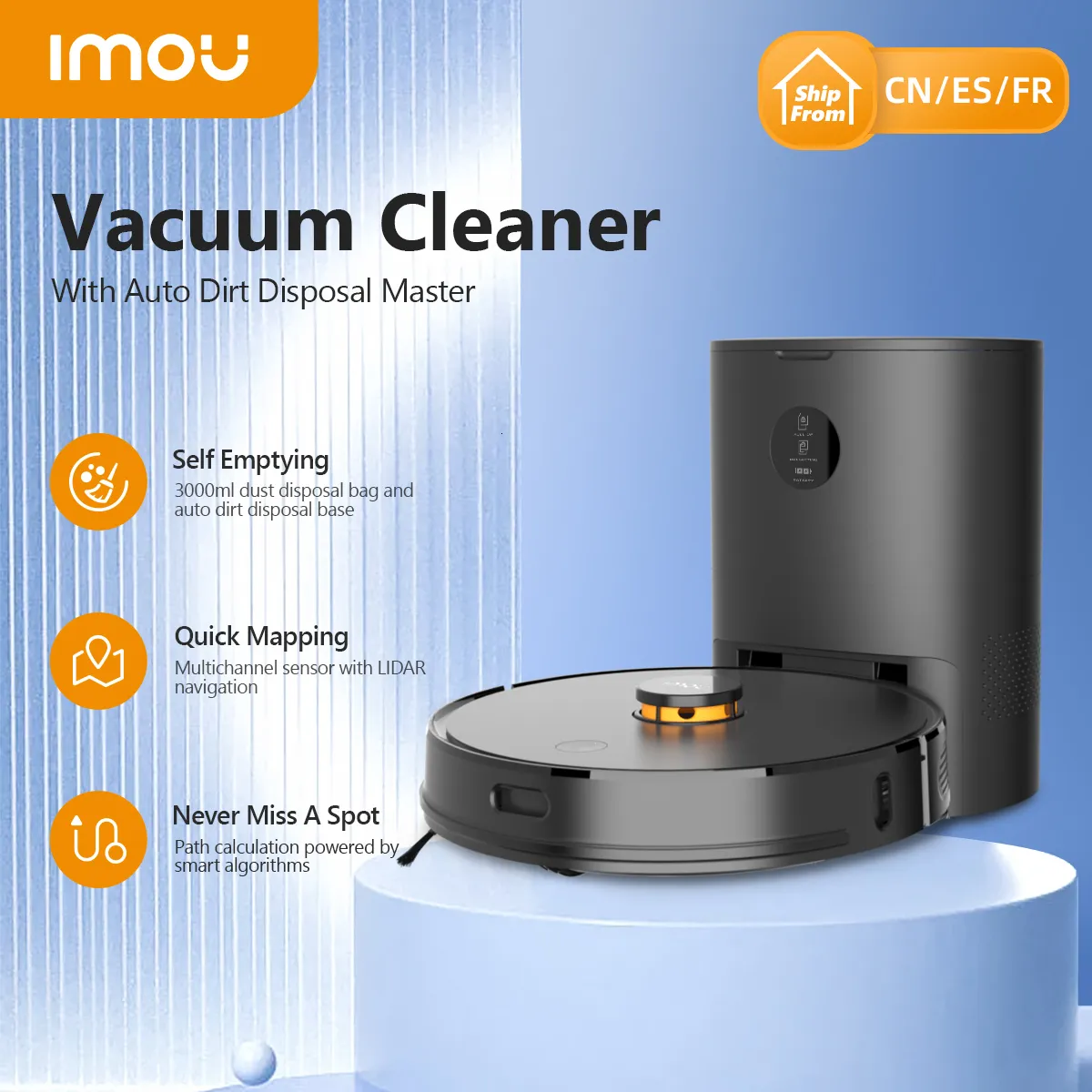 Robot Sweeping Machine: Self Emptying Robotic Vacuum Cleaner For