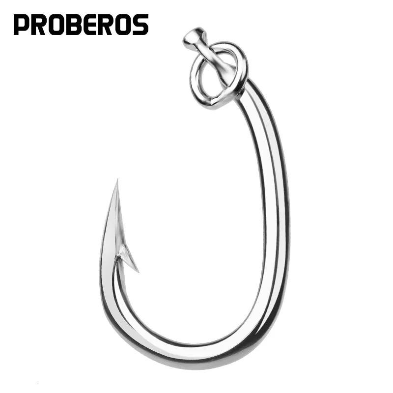 Fishing Hooks PROBEROS Brand Saltwater Fishing Hook Tuna Hook 10/0# 16/0#  Model Stainless Steel Fishhook Made In Taiwan 230715 From Chinastore12,  $6.38