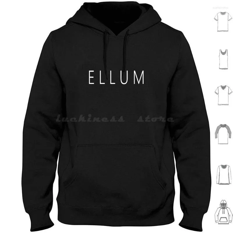 Herensweaters Ellum Guy Hoodie Katoen Lange mouw Boller Quotes Grappig