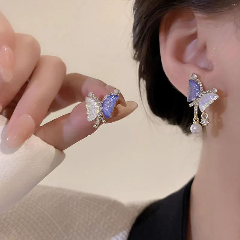 Hoop Earrings Women's Light Luxury Gift Alloy Earring Set Up For Women