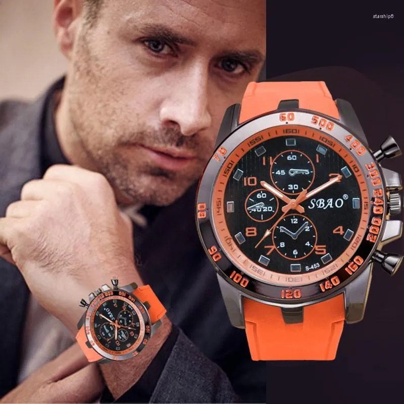 Montres-bracelets hommes montre en acier inoxydable de luxe Sport analogique Quartz moderne mode poignet mâle horloge résistant montres