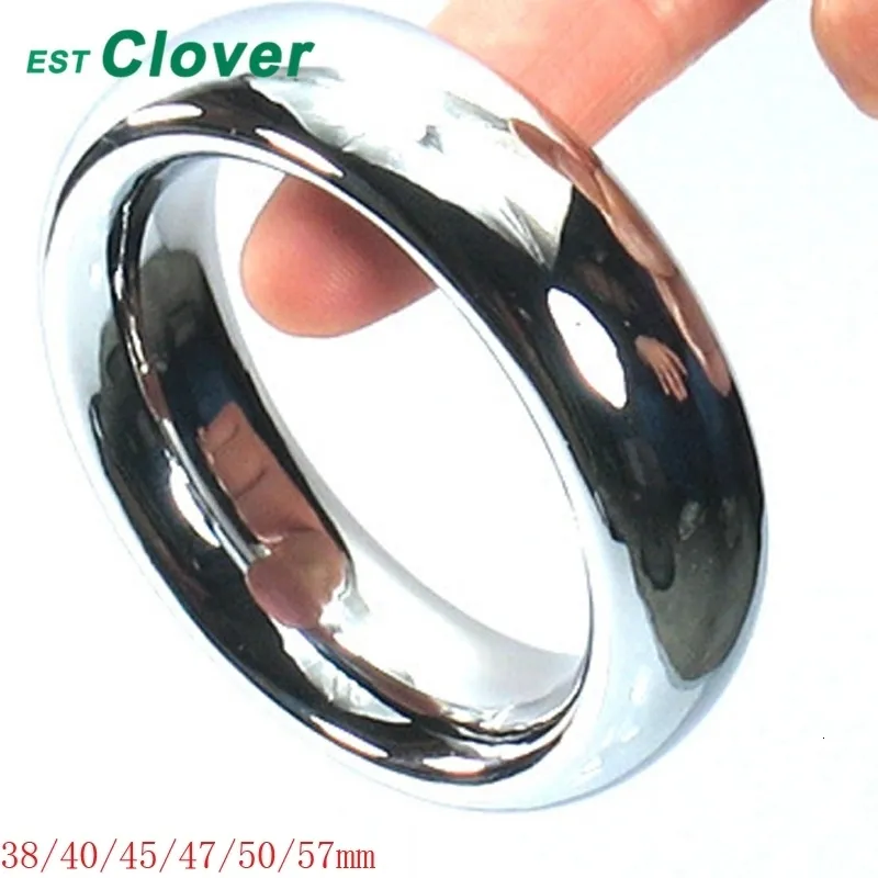 Chastity Devices top stainless steel penis ring heavy cock rings sex toys for men 38 40 45 50 57mm C108 230714