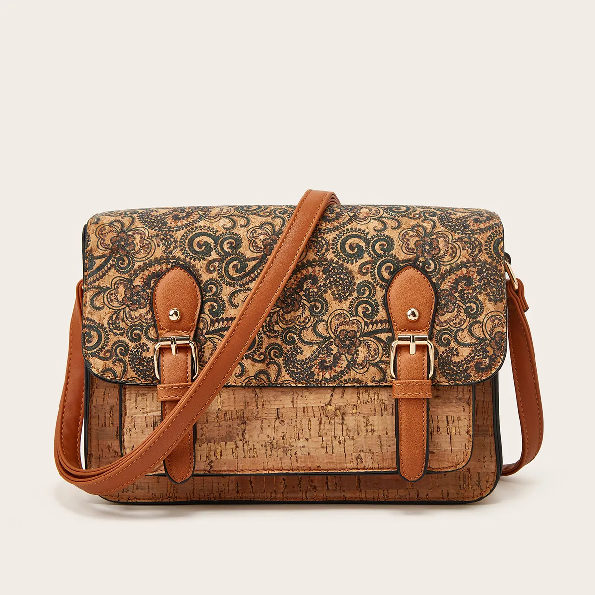 Designväska kvinnor handväska vintage kraft papper messenger väska mode snakeskin liten fyrkantig väska kedja väska noll handväska transparent graffiti mamma barnväska