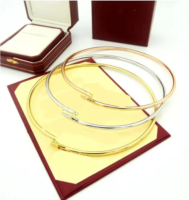 Modische Luxus-Halskette, Designer-Schmuck, große Nagelform-Ketten für Damen und Herren, Party-Gold-Platin-Schmuck