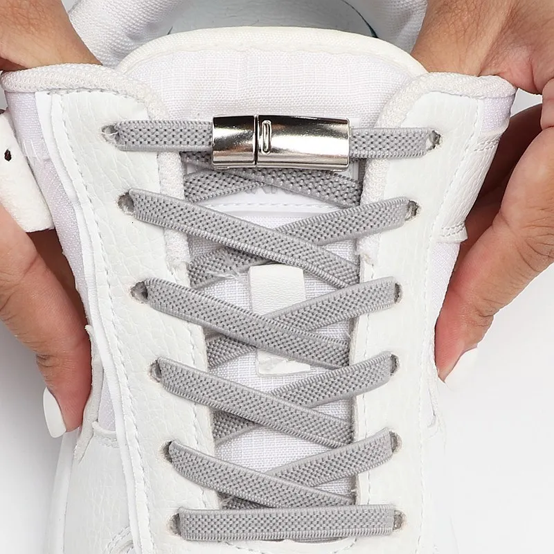 Elastic locking deals shoelaces