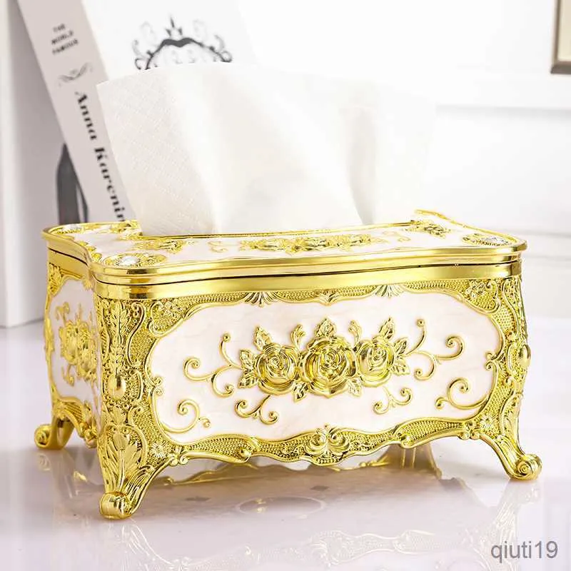 Tissue Boxes Napkins European-style Drawer Box Desktop Tissue Box Living Room Coffee Table Creative Paper Drawer Box Ktv Hotel Napkin Storage R230715