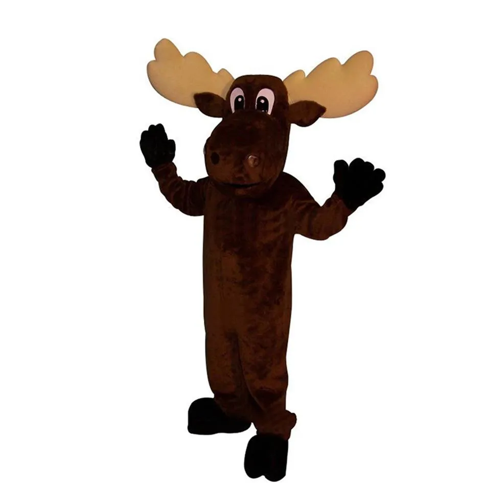 Performance Moose Animal Mascot Costiums Christmas Fancy Sukienka kreskówka strój postaci garnitur dla dorosłych rozmiar karnawału wielkanocne adv221f