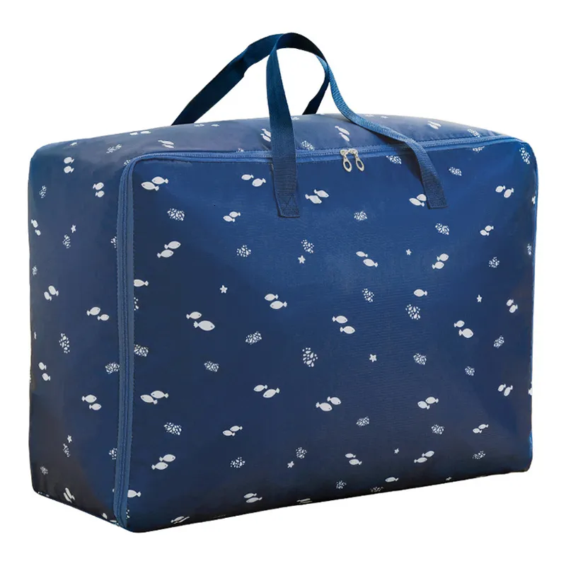 Sacs polochons pliable étanche sac à bagages voyage vêtements sacs de rangement fermeture à glissière sac à main image d'impression Oxford sac de sport anti-poussière sac de déménagement 230714