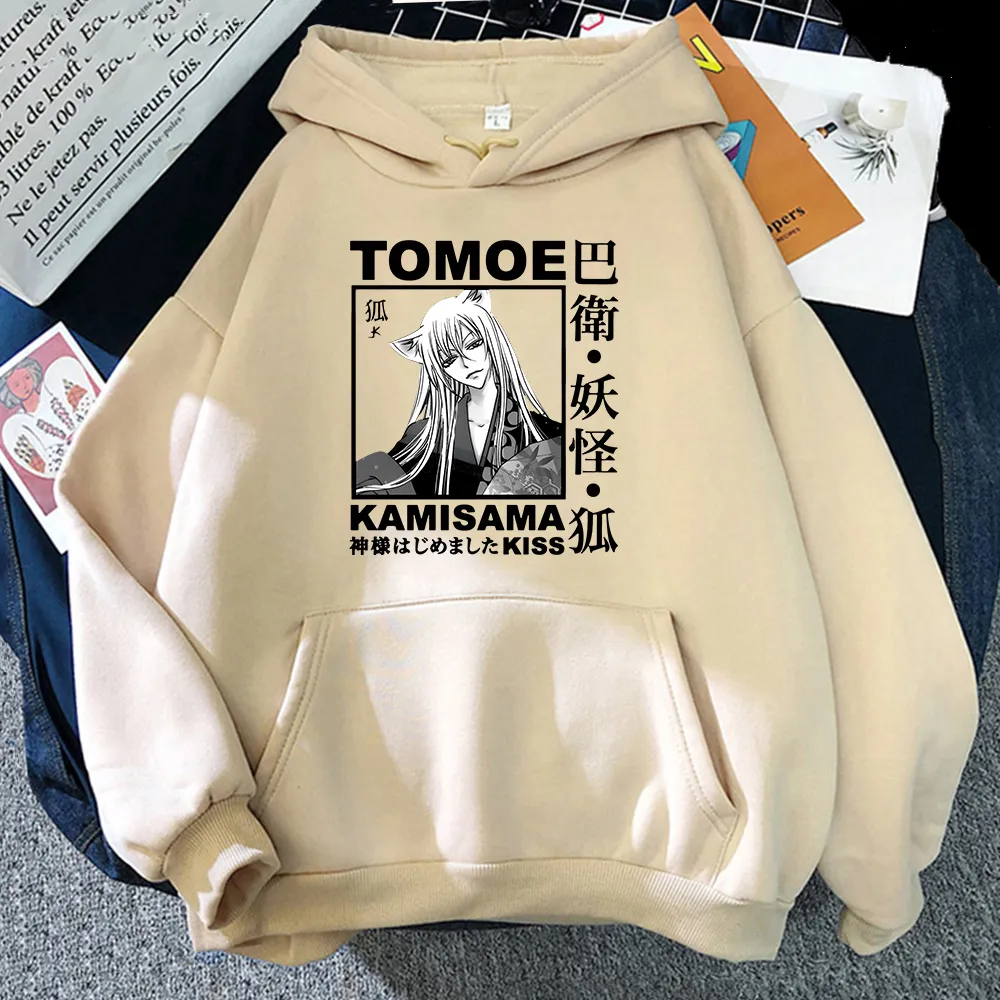 Moletons com estampa de anime japonês Tomoe para homens/mulheres Japão Manga Kamisama Kiss moletons Harajuku unissex pulôveres casuais