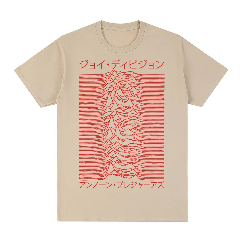 Joy Division t-shirt okända nöjen kärlek kommer att riva oss isär bomullsmän t-shirt ny tee tshirt kvinnors toppar unisex