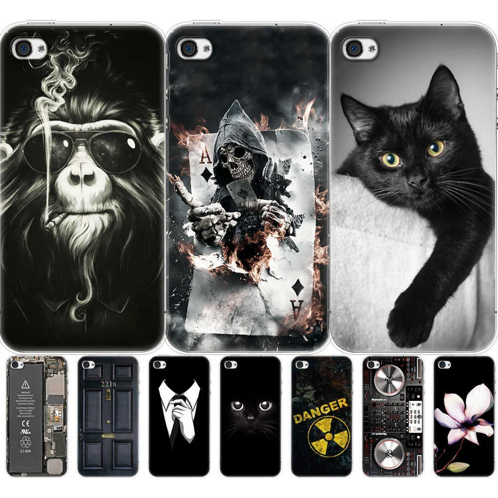 Coque en silicone POUR IPhone 5 5S SE 6 6S 7 8 Plus X XS 10 Housse Capa Coque 2020 MAX XR