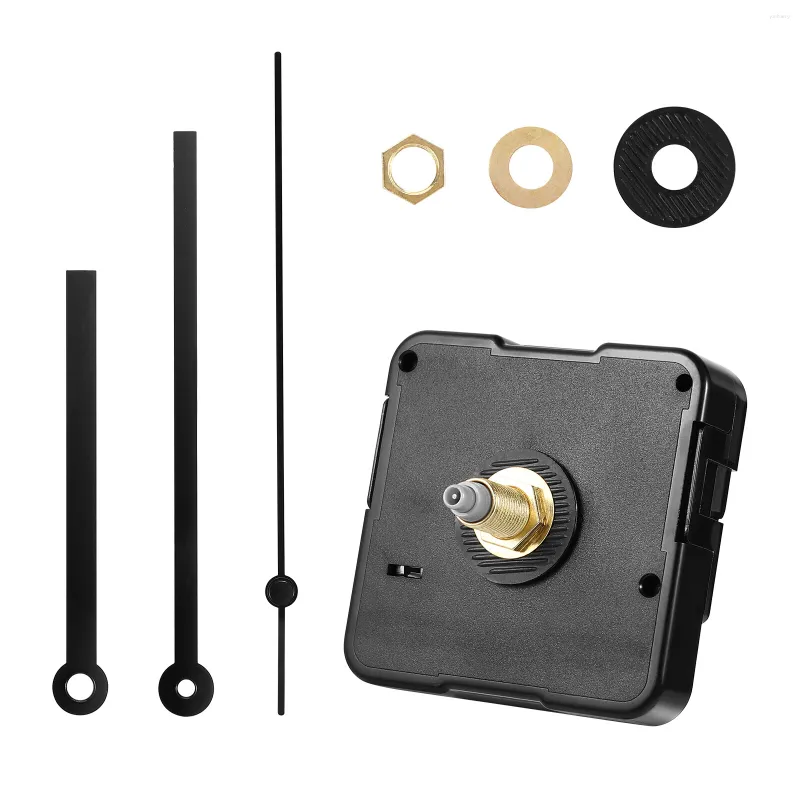 Wall Clocks Silent Clock Mechanism Movement Hands Motor Kit Pointer Black Parts Operated