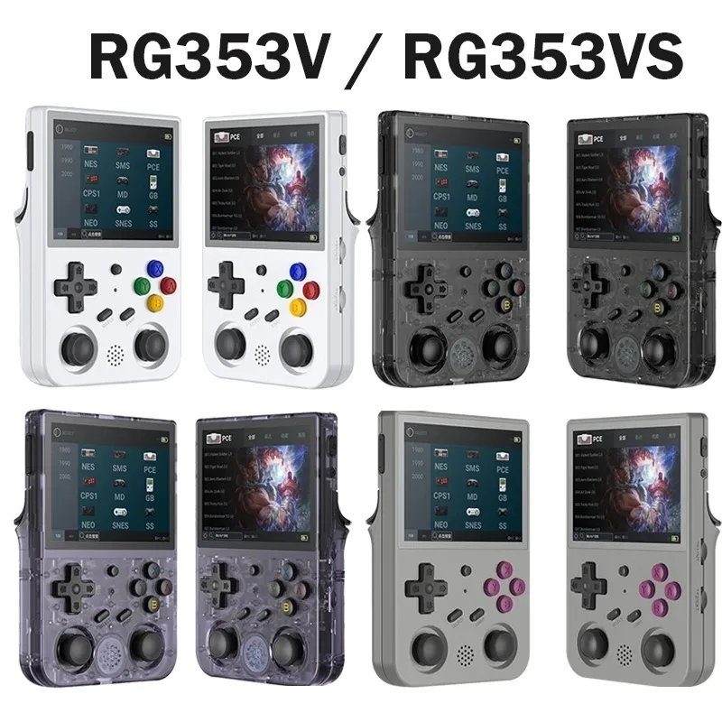 Portable Game Players Anbernic RG353V RG353VS 64128256G Touch Screen Handheld Game Players Android 11 LINUX Dual System Portable Video Game Console 230714