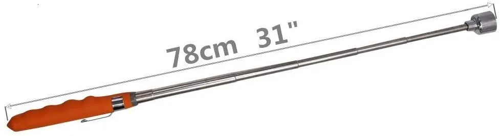 B-BLACK" CALAMITA MAGNETICA ESTENSIBILE TELESCOPICA CON LUCE TORCIA A - Foto 5