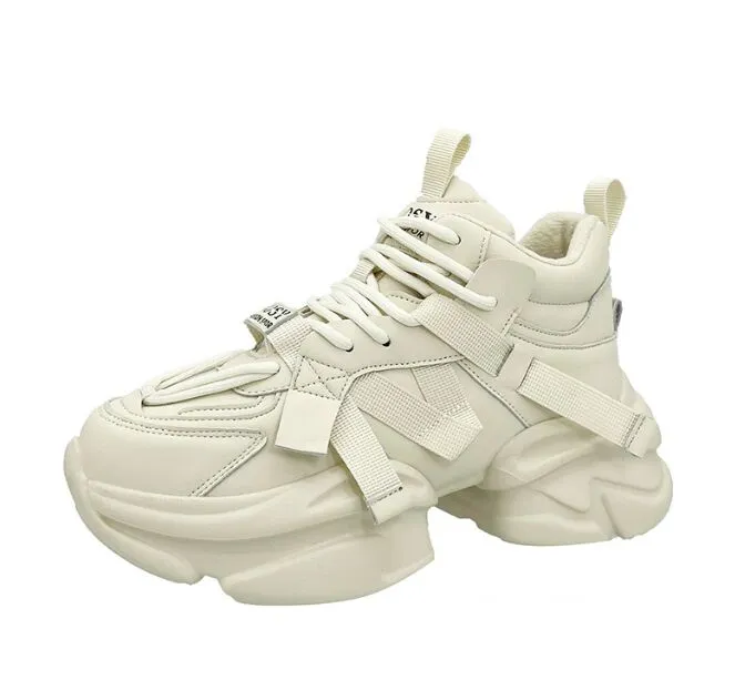 Groß sparen beim Kauf von Klobige Turnschuhe Frauen Chunky White Sneakers:  Mode Damen Plattform Trainer Leichte Graffiti Freizeitschuhe Für Streetwear 