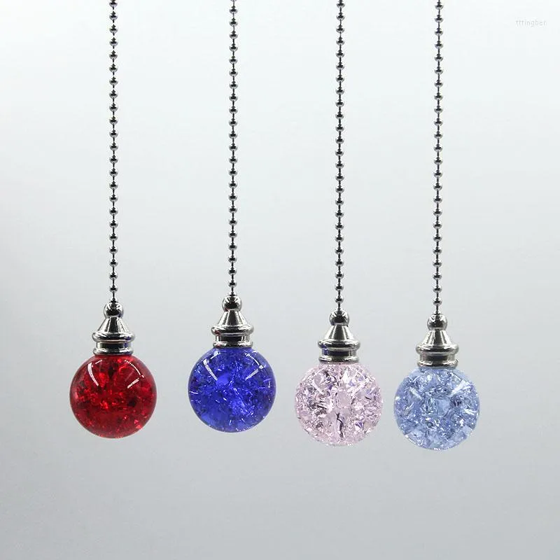 Décorations De Jardin 3cm Couleur Cristal Glace Crack Ball Pendentif Ventilateur Interrupteur Suspendu Suncatcher Maison De Mariage Décoration Ornements Cadeaux Créatifs