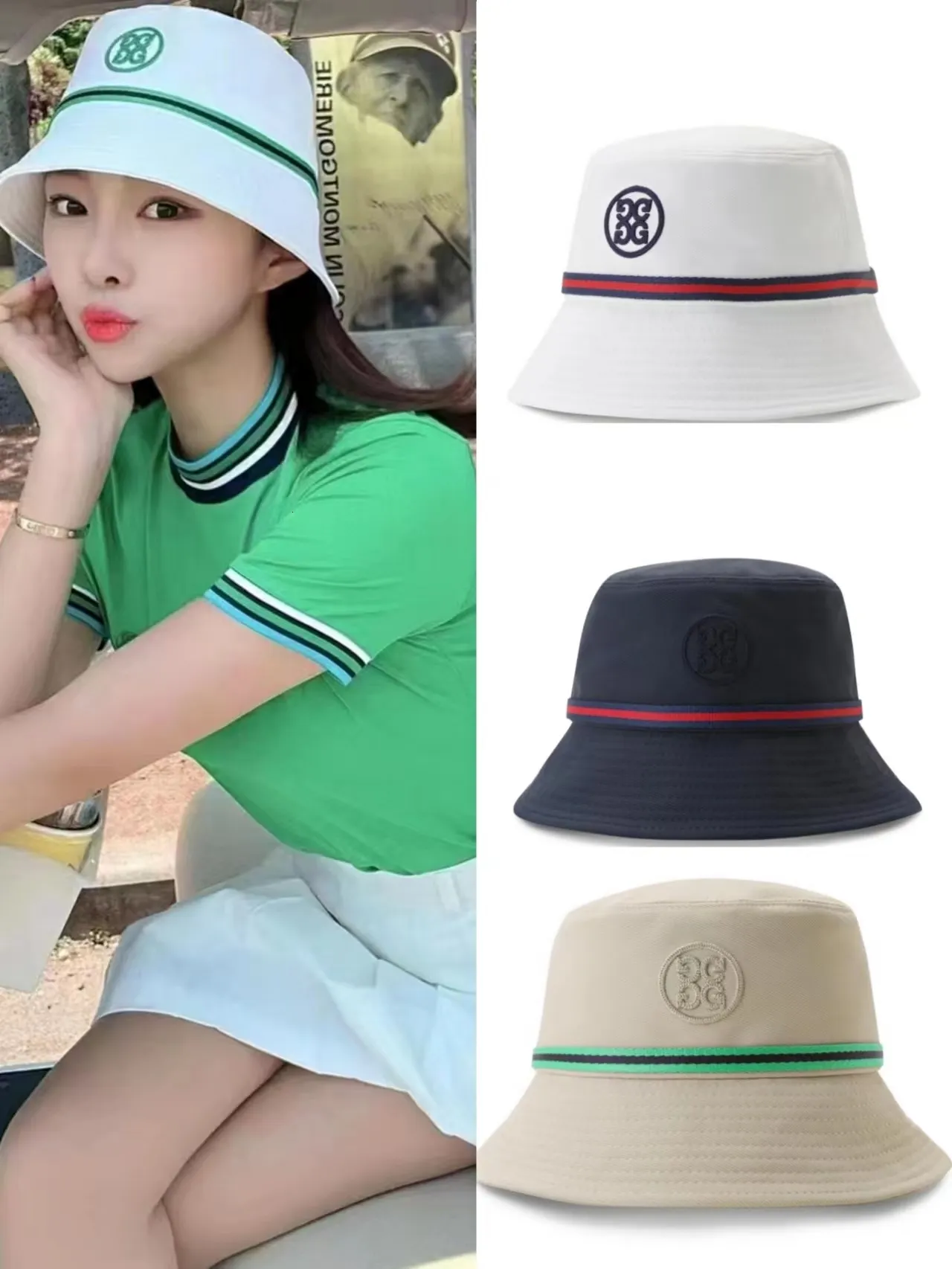 Snapbacks Golf Şapkası Erkek ve Kadın Çift Visor Golf Balıkçı Hat Golf Giyim Kamp Balıkçılık Erkekler 230714