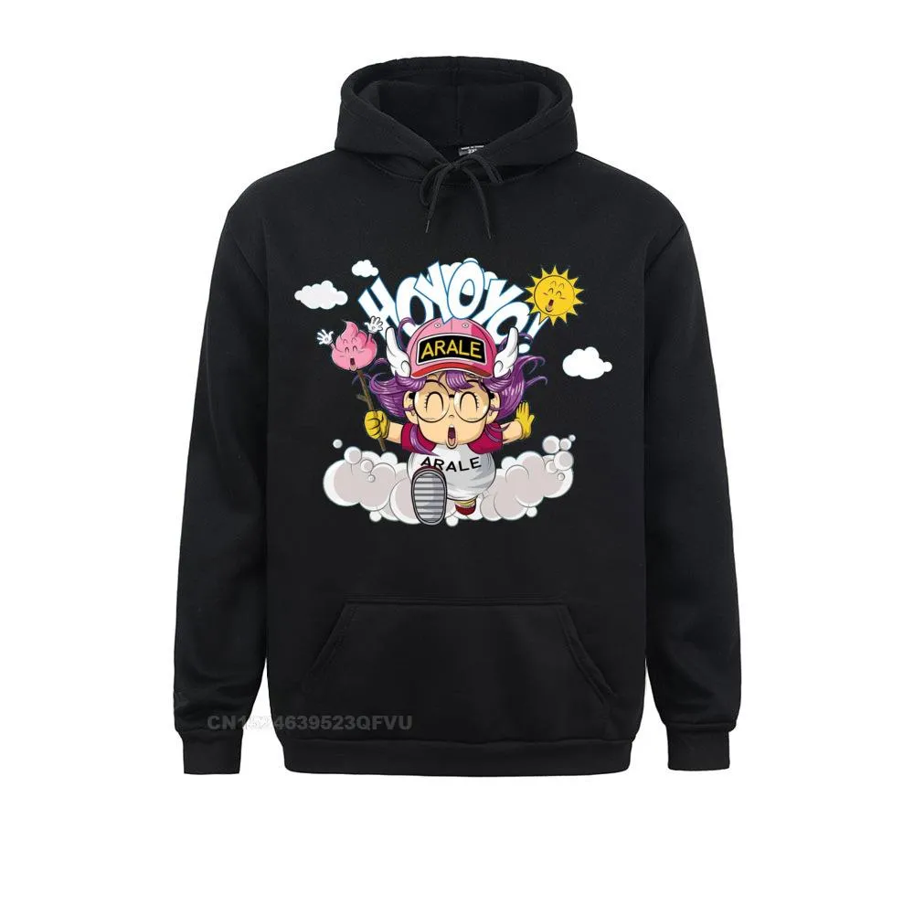 Arale mężczyźni dla mężczyzn Dr Toriyama Anime Manga 90S Cute Robot 80S Vintage Pure Cotton Tees Pullover Blue Happy New