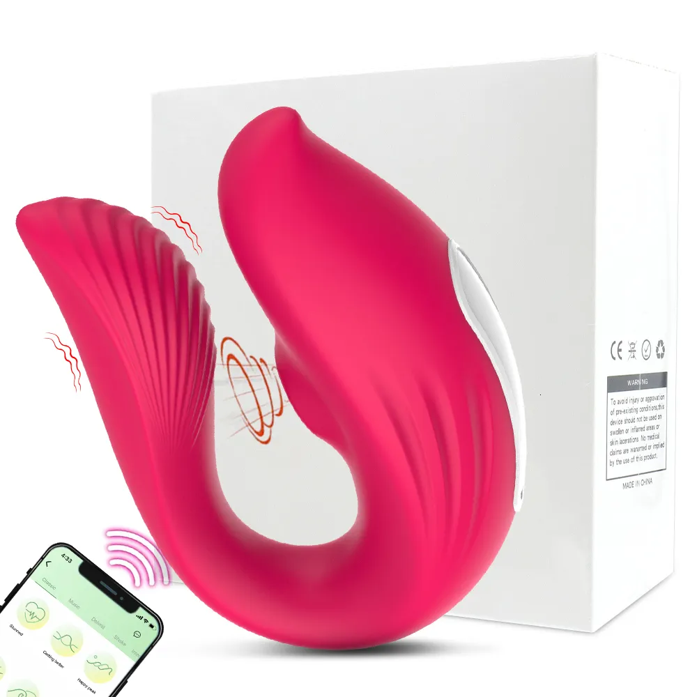 Vibrators Clit Sucking Vibrator Bluetooth Wearable Dildo Blowjob Clitoris Sucker Stimulator Female Masturbatio_voghion.com