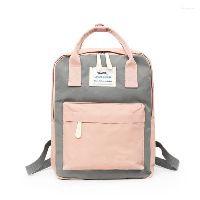 Sacs de plein air Sports Collège Style Sac À Dos Littéraire Petit Frais Nylon Étudiant Cartable Multifonctionnel Voyage Sac De Rangement