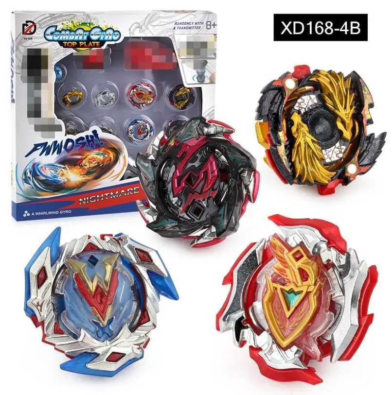 4D Beyblades Toupie Burst Beyblade Spinning Top XD168-4C GRIP 4D Launcher Arena Metal Battle Cattl Classic Toys