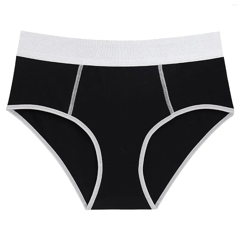 High Waisted Cotton Sports Seamless Briefs For Women Full Coverage