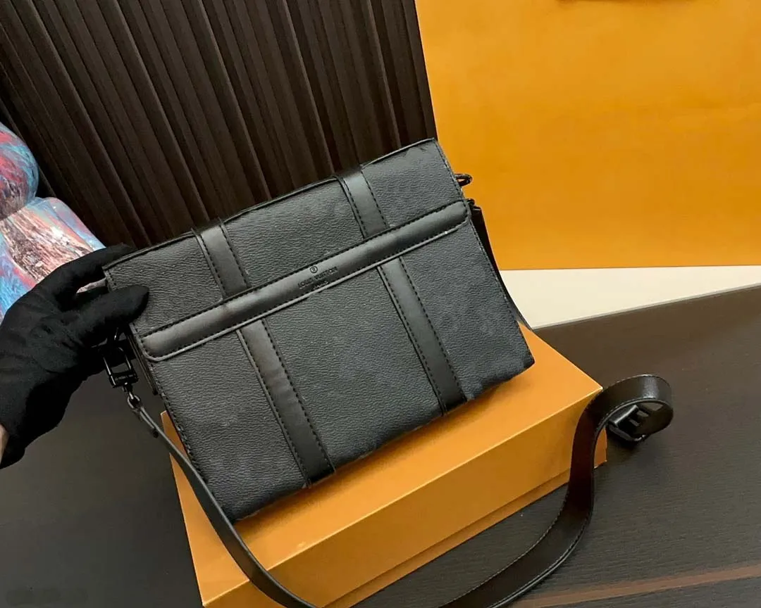 Mens Embossed Crossbody Bag - Stylish Single Shoulder  display picture 1