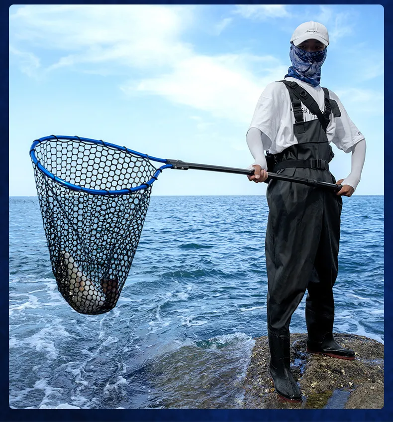 Akcesoria rybackie materiały rybackie sieci rybackie Pull Nets Aluminium Fishoy Silikon Silikon Nets rybacki Lula Nets Speed ​​Speed ​​Extension Ne 230715