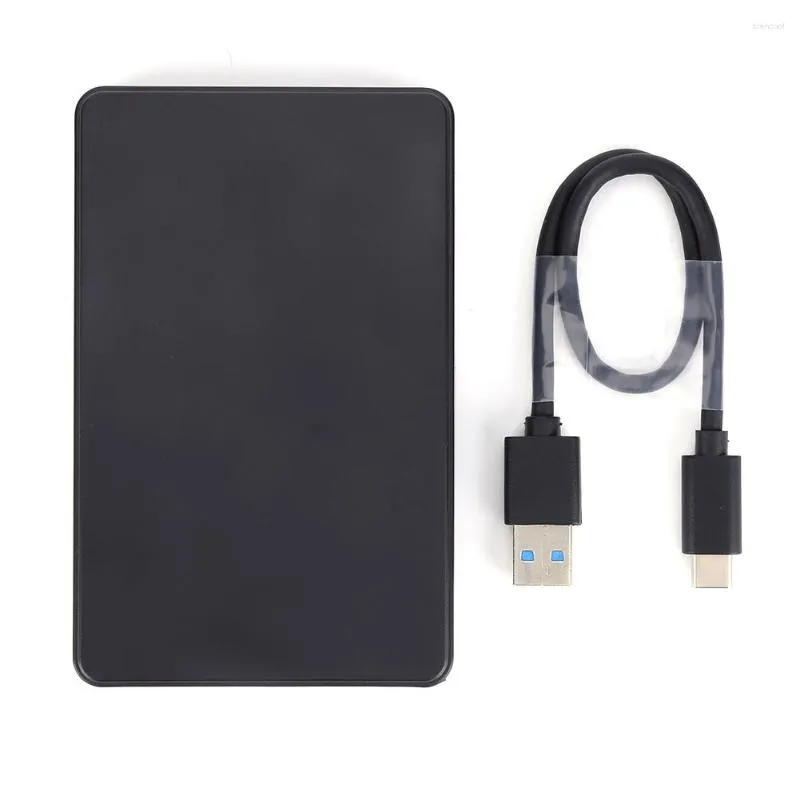 USB3.1 Hard Drive Enclosure With USB3.0 To Type-C Cable 2.5in Disk Box Driver-free LED Indicator For SATA 1/2/3 HDD Or SSD