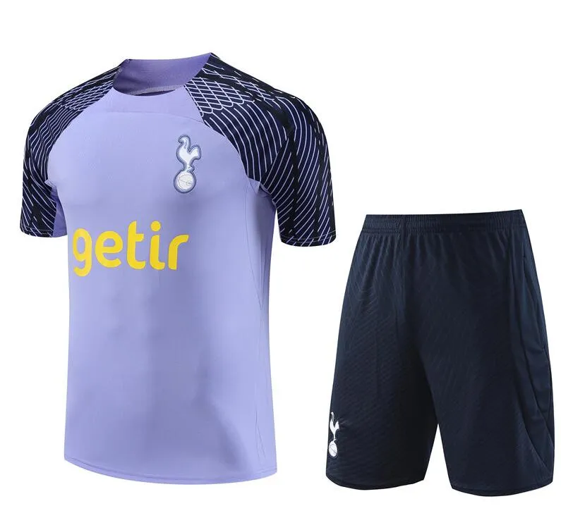 Spurs voetbal tracksuits Men Sportswear Set 23 24 Nieuwe Tottenham korte mouw Kane trainingspak