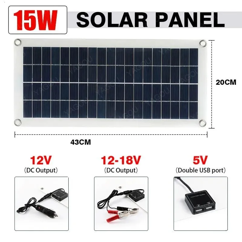 Other Electronics 220V Solar Panel Kit Complete Real Power 15W Solar  Battery Charger 1000W Inverter System USB Controller 220V Home Grid Camping  230715 From Ping04, $30.63