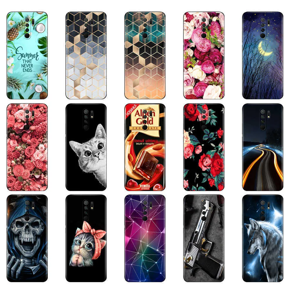 Для Xiaomi Redmi 9 Case 6,53 Дюйма Soft TPU Силиконовая Задняя Крышка  Телефона Etui Bumper Protective Coque Black TPU Корпус От Test00a, 130 руб.  | DHgate