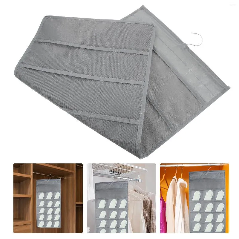 Storage Bags Sock Organizer Clothes Closet Bag Mesh Dormitory Bedroom Holder Net Clothing Accessory