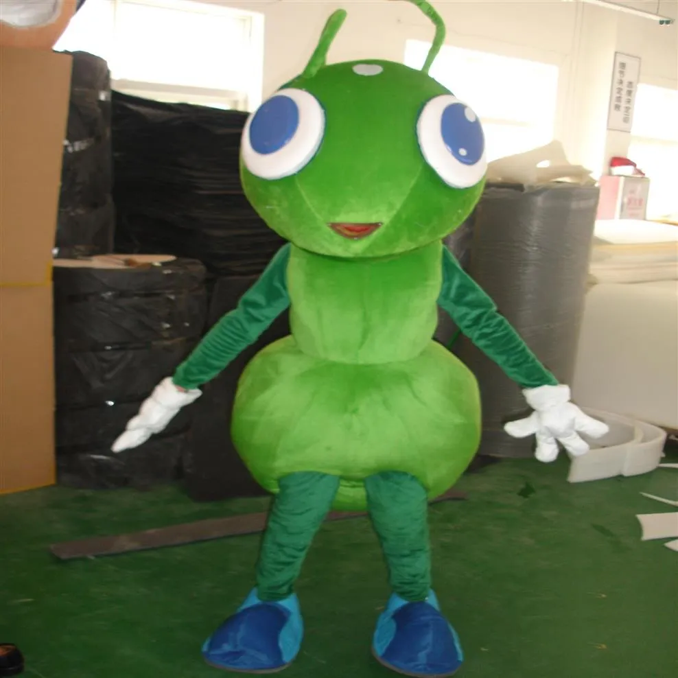 2019 Costume della mascotte di alta qualità Costume della mascotte della formica dell'immagine reale al 100% per adulto 3065